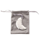 Bambino Silver Plated 'Love You' Moon Plaque with Luxury Packaging