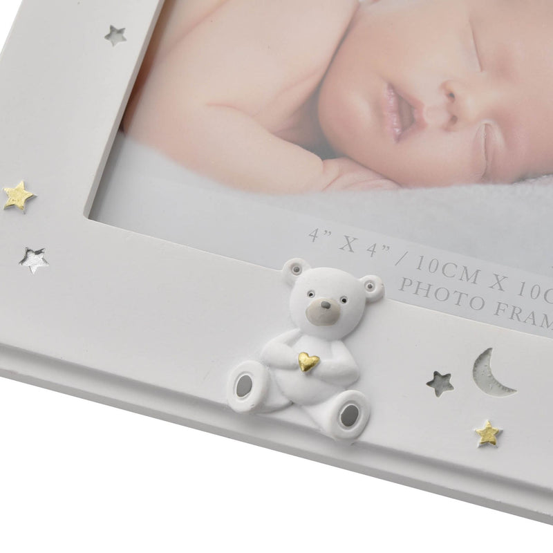 Bambino 'Me & Daddy' Resin Teddy Bear Photo Frame - 6 x 4"