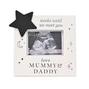 Bambino 'Mummy & Daddy' Countdown Scan Frame - 4" x 3"