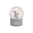 Bambino 'My 1st Birthday' Blue Snow Globe