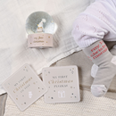 Bambino 'My First Christmas' Pink Penguin Snow Globe