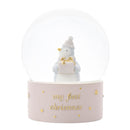 Bambino 'My First Christmas' Pink Penguin Snow Globe