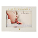 Bambino 'My First Grandchild' White Photo Frame - 6" x 4"