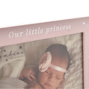 Bambino 'Our Little Princess' Pink Wooden Photo Frame - 6 x 4"