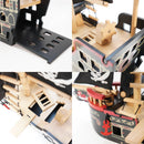 Barbarossa Pirate Ship Wooden Playset with Sails, Cannon & Characters – Wooden Adventure Toy Boat by Le Toy Van