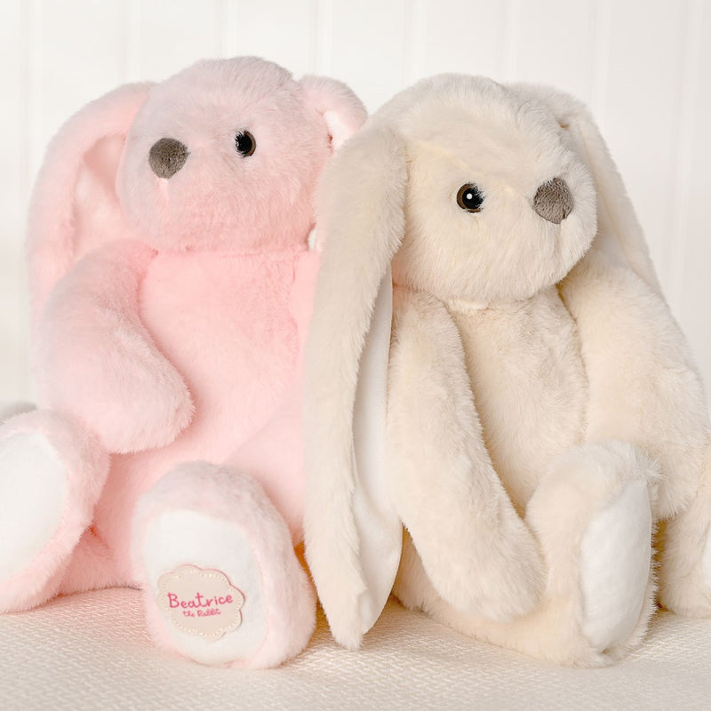 Bella The Classical Bunny Softie - White Plush Toy in Gift Box (30cm)