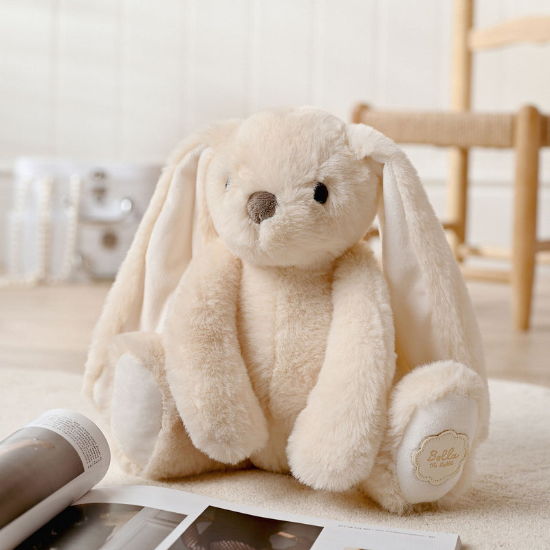 Bella The Classical Bunny Softie - White Plush Toy in Gift Box (30cm)