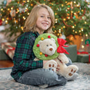 Boyds Bears Christmas 'Bubba Jinglepaws' Light-Up and Musical Bear - 30.5cm