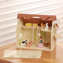 Classic World Vintage Wooden Farm - 17 Piece Playset