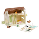 Classic World Vintage Wooden Farm - 17 Piece Playset