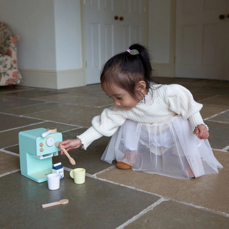 Classic World - Wooden Coffee Maker Role Play Set
