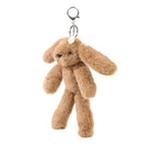 Cookie The Bunny Softie - Dark Brown Plush Toy Keyring