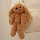 Cookie The Bunny Softie - Dark Brown Plush Toy Keyring