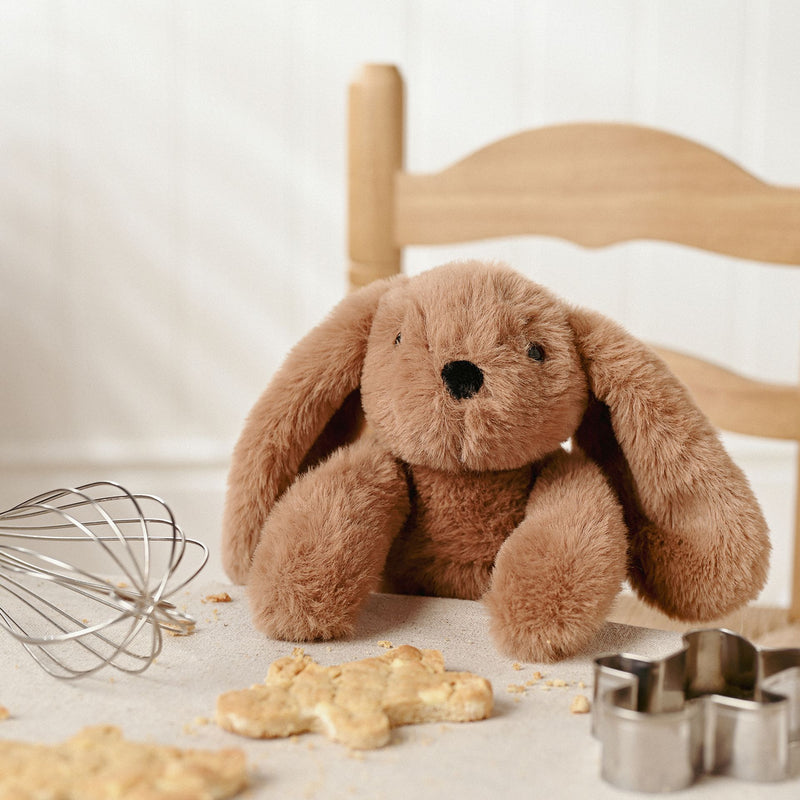 Cookie The Long Leg Bunny Softie - Dark Brown Plush Toy in Optional Gift Box (35cm)
