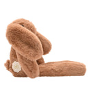 Cookie The Long Leg Bunny Softie - Dark Brown Plush Toy in Optional Gift Box (35cm)