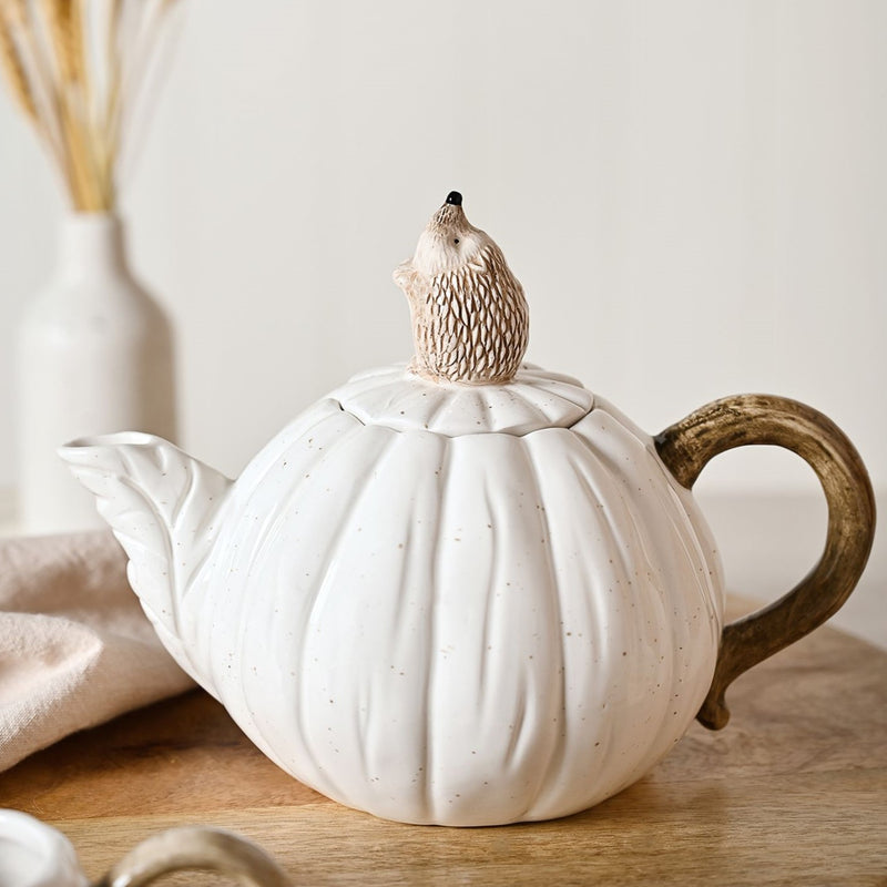 Country Living Hedgehog on a Pumpkin Teapot