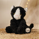 Crumpet The Cat Softie - Black & White Plush Toy in Optional Gift Box (26cm)
