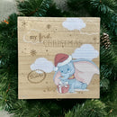 Exclusive Disney Dumbo 'My First Christmas' Wooden Keepsake Box