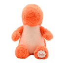 Daphne The Sitting Dinosaur Softie - Orange Plush Toy in Optional House Gift Box (21cm)