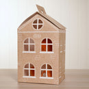 Daphne The Sitting Dinosaur Softie - Orange Plush Toy in Optional House Gift Box (21cm)