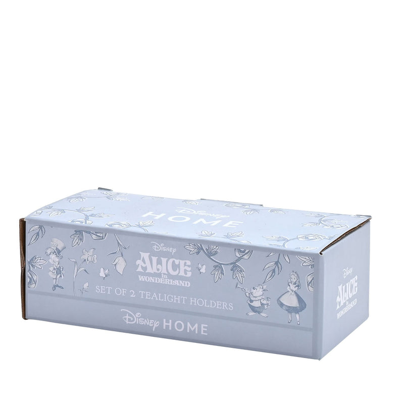 Disney Alice in Wonderland Set of 2 Tealight Candle Holders