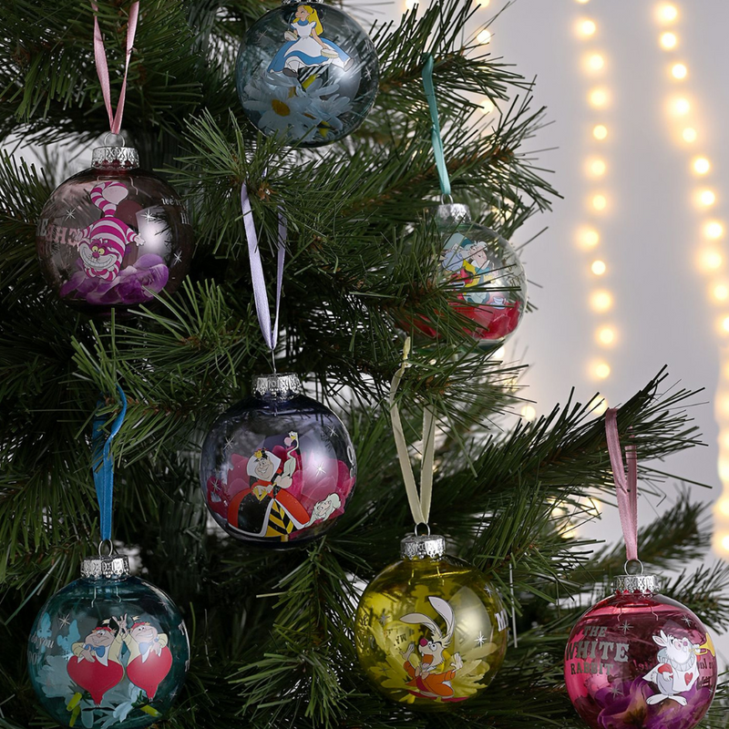 Ultimate Disney Bauble Collection – 5 Gift Box Sets (Princess, Villains, Mermaid, Beauty & the Beast & Alice in Wonderland)