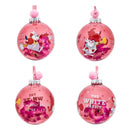 Disney Alice in Wonderland Set of 7 Colourful Flower Pom Pom Baubles in Gift Box