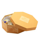 Disney Beauty & The Beast Set of 7 Golden Glitter Baubles in Gift Box