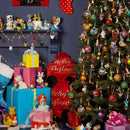 Disney Christmas Alice in Wonderland and Cheshire Cat Set of 2 Resin Hanging Decorations