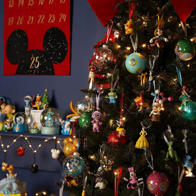 Disney Christmas Monster's Inc Mike and Sully Set of 2 Resin Hanging Decorations