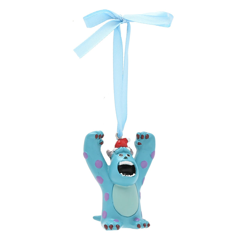 Disney Christmas Monster's Inc Mike and Sully Set of 2 Resin Hanging Decorations