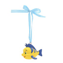 Disney Christmas The Little Mermaid's Ariel and Flounder Set of 2 Resin Hanging Decorations