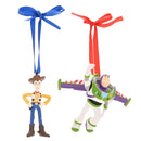 Disney Christmas Toy Story's Buzz and Woody Set of 2 Hanging Decorations