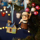 Disney Christmas UP's Carl and His House Set of 2 Resin Hanging Decorations