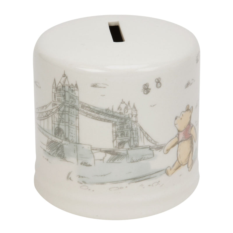 PRE-ORDER Disney Christopher Robin Winnie the Pooh Ceramic Money Box