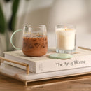 Disney Classic Collectable Bambi Glass Mug with Mint Green Lid in Gift Box