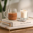 Disney Classic Collectable Dumbo Glass Mug with Grey Lid in Gift Box