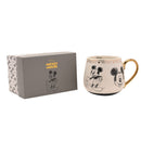 Disney Classic Collectable Mickey Mouse Mug with Dark Grey Accent in Gift Box