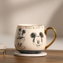 Disney Classic Collectable Mickey Mouse Mug and Matching Coaster Set with Gift Box