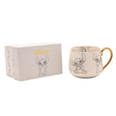 Disney Classic Collectable Stitch Mug with Grey Accent in Gift Box
