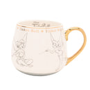 Disney Classic Collectable Tinkerbell Mug with Sage Green Accent in Gift Box