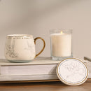 Disney Classic Collectable Tinkerbell Mug with Sage Green Accent in Gift Box