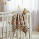 Disney Classic Winnie the Pooh Luxury 'Always and Forever' Floral Muslin Comforter