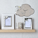 MARKED BOX Disney Dumbo Silver Plated Cloud-Shaped Wall Clock