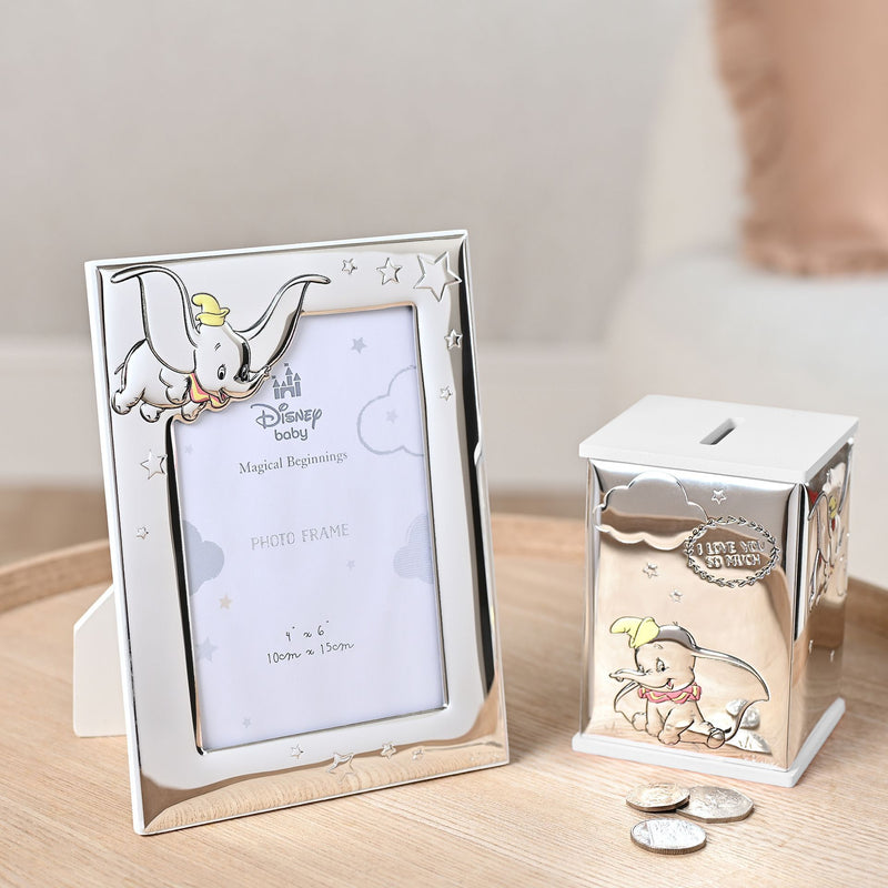 Disney Dumbo Silver Plated Money Box