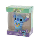 Disney Flocked Stitch Figurine in a Lei