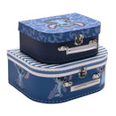 PRE-ORDER Disney Icon Stitch Set of 2 Suitcase Storage Boxes