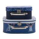 PRE-ORDER Disney Icon Stitch Set of 2 Suitcase Storage Boxes