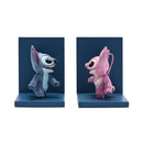 Disney Icon Stitch & Angel Bookends