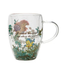 Disney Pastel Princess Ariel Floral Decorative Glass Mug